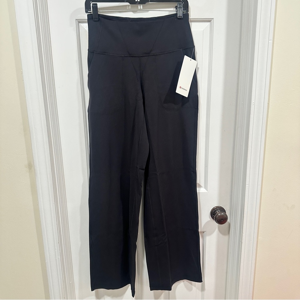 NWT Lululemon Align Wide Leg Pants with Pockets - Size 8 - Black